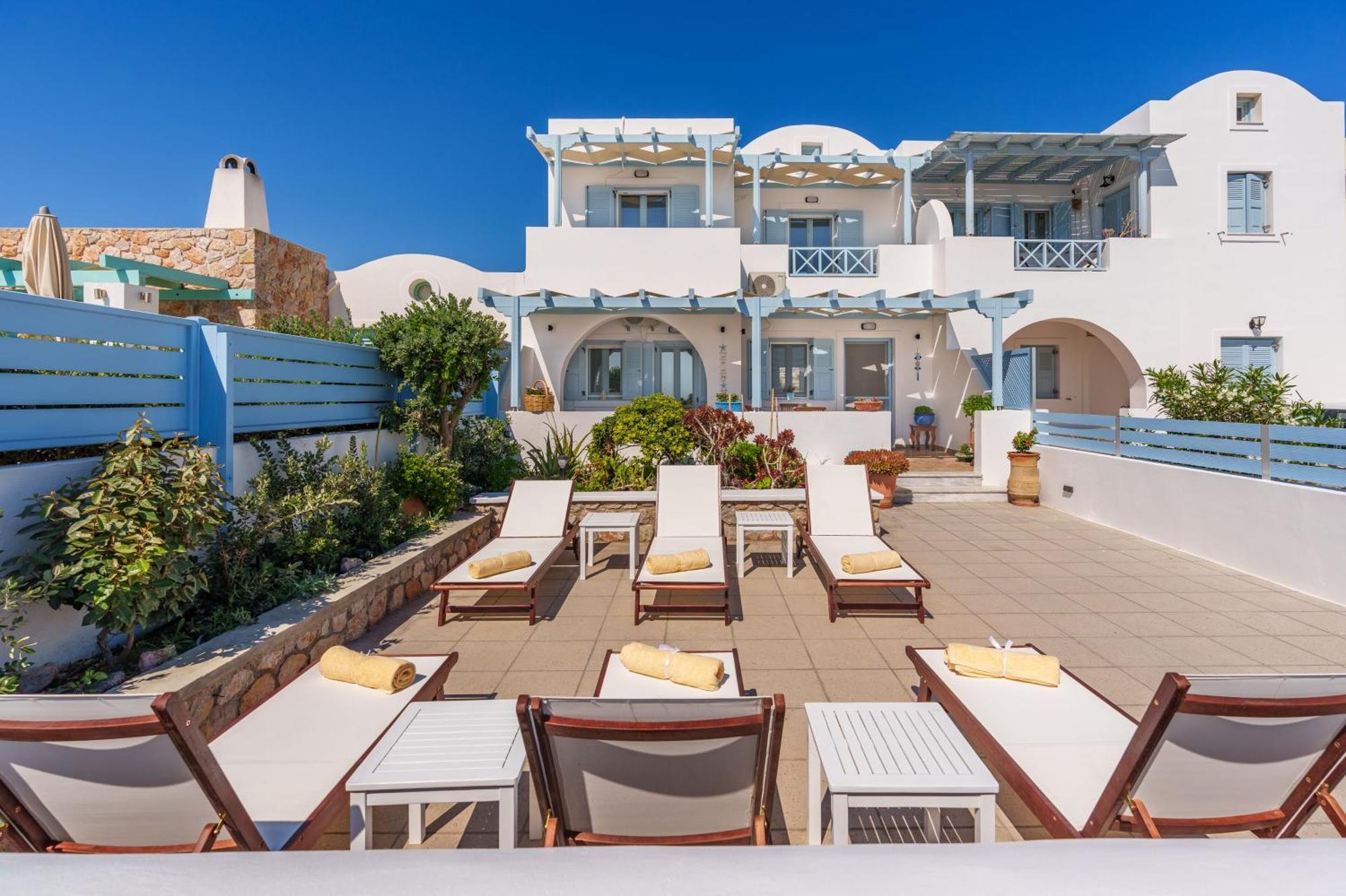 Blue Eyes Beach Villas Monólithos Exterior foto